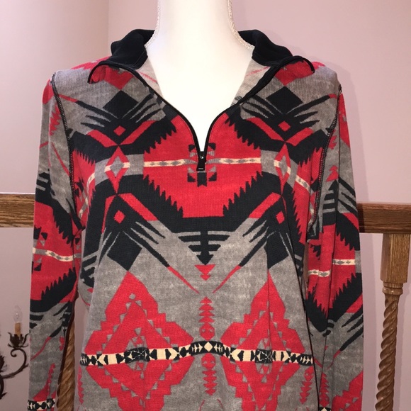 Lauren Active by Ralph Lauren Long Sleeve 1/4 Zip Shirt, EUC! - Picture 4 of 15